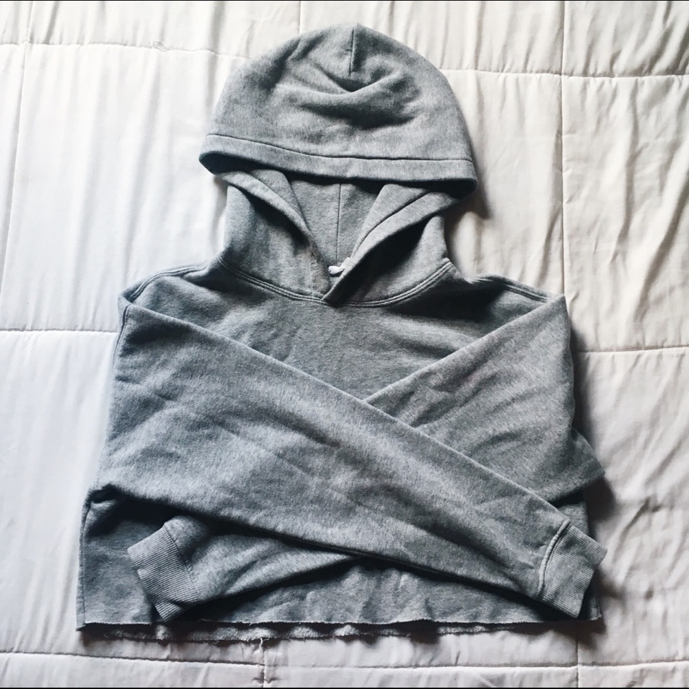 Out From Under Cropped Hoodie Sweatshirt - Urban